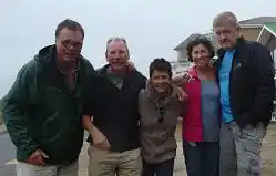 Trail group photo with Deirdre